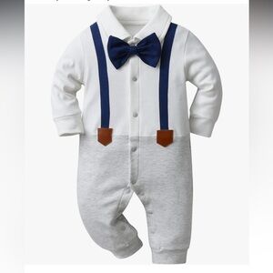 Infant 6-9 month gentleman party outfit